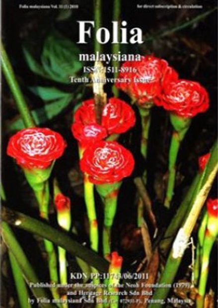 Folia Malaysiana, Volume 11(1)
