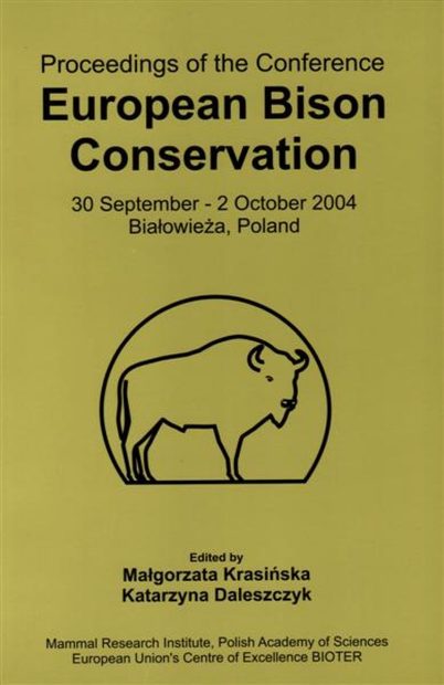 Proceedings of the Conference European Bison Conservation