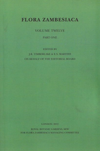 Flora Zambesiaca, Volume 12, Part 1: Araceae (Including Lemnaceae)