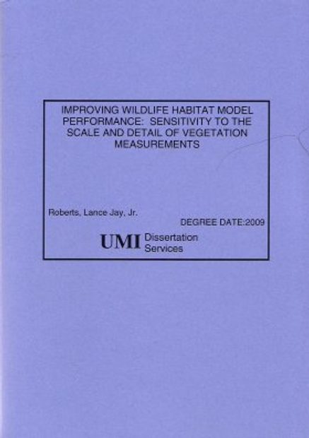 Improving Wildlife Habitat Model Performance