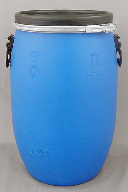 Blue Open Top Keg