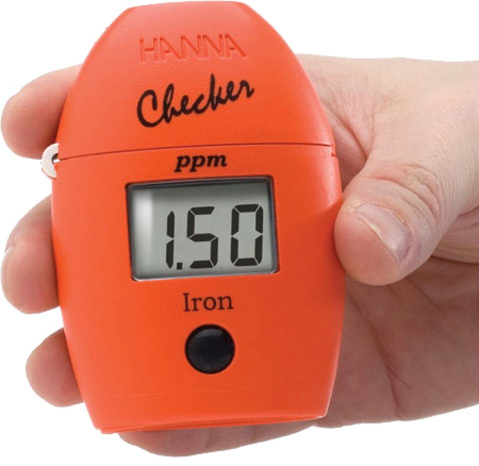 Iron test. Фотометр Hanna hi83300-02. Ирон тест