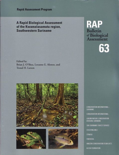 A Rapid Biological Assessment of the Kwamalasamutu Region, Southwestern Suriname