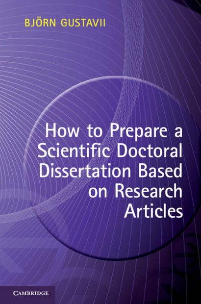 How to Prepare a Scientific Doctoral Dissertation Based on Research Articles