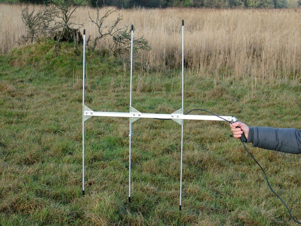 Short 3 Element Yagi Handheld Antenna 151 MHz NHBS Wildlife Survey Short 3 Element Yagi Handheld Antenna 151 MHz NHBS Wildlife Survey