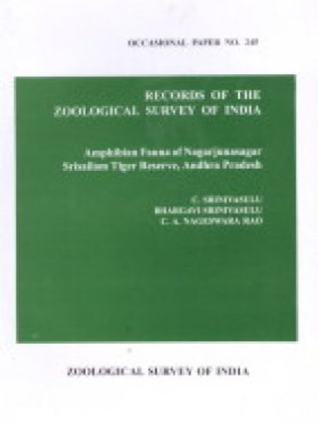 Amphibian Fauna of Nagarjunasagar Srisailam Tiger Reserve, Andhra Pradesh