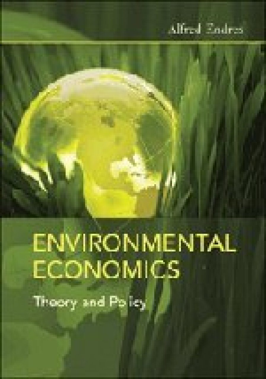 Environmental Economics: Theory And Policy | NHBS Academic ...