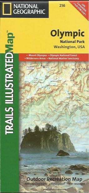 Washington State: Map for Olympic National Park