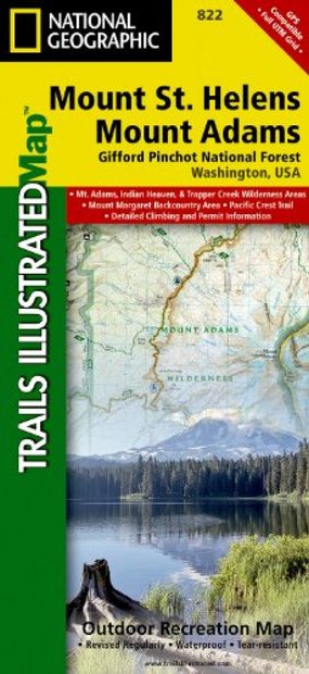 Washington State: Map for Mount St. Helens/Mount Adams (Gifford-Pinchot National Forest)