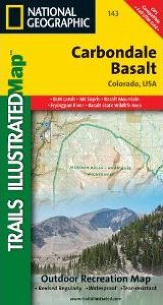 Colorado: Map for Carbondale/Basalt: Trails Illustrated | NHBS Academic ...