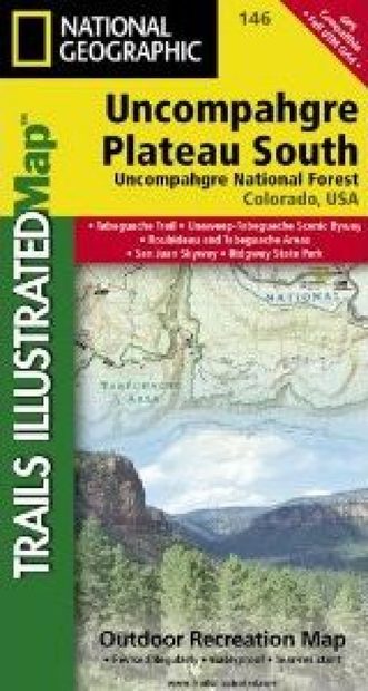 Colorado: Map for Uncompahgre Plateau, South