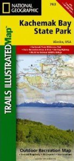 Alaska: Map for Kachemak Bay State Park