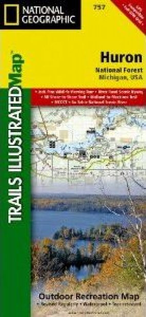 Michigan: Map for Huron National Forest