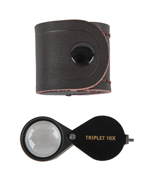 Triplet Loupe Hand Lens, 21mm, 10x Magnification