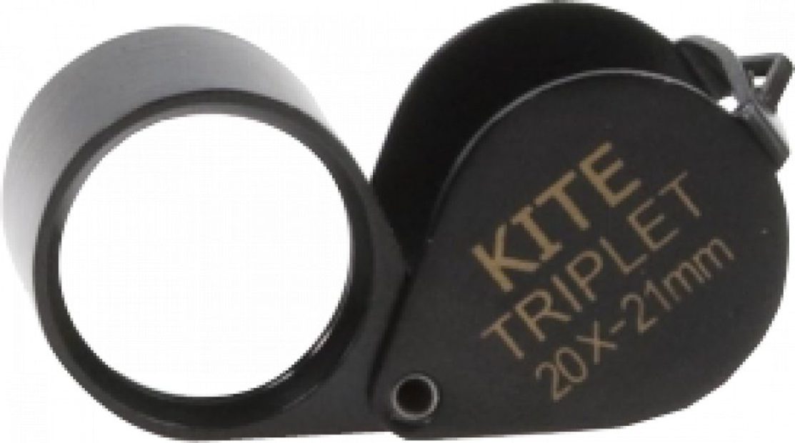 Triplet Loupe Hand Lens, 21mm, 20x magnification