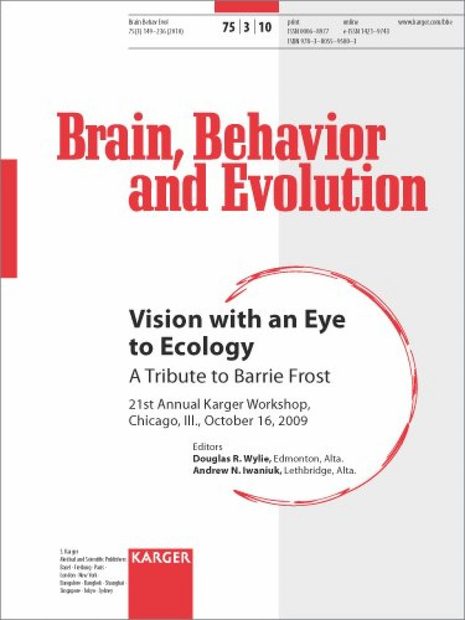 Vision with an Eye to Ecology