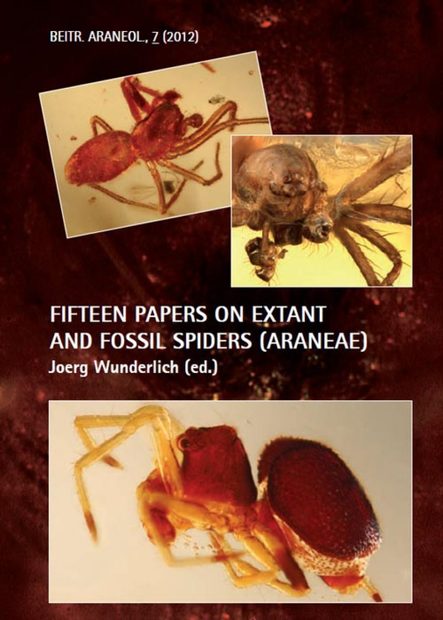 Fifteen Papers on Extant and Fossil Spiders (Araneae)