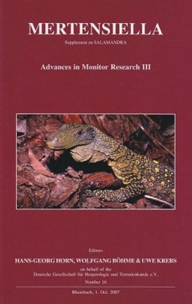 Advances in Monitor Research III