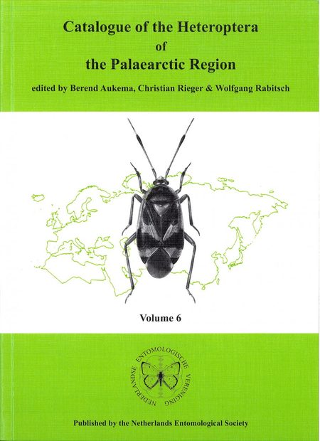 Catalogue of the Heteroptera of the Palaearctic Region, Volume 6: Supplement