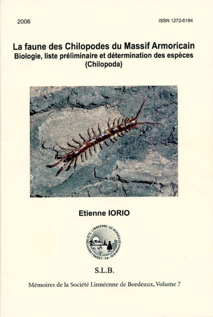 La Faune des Chilopodes du Massif Armoricain