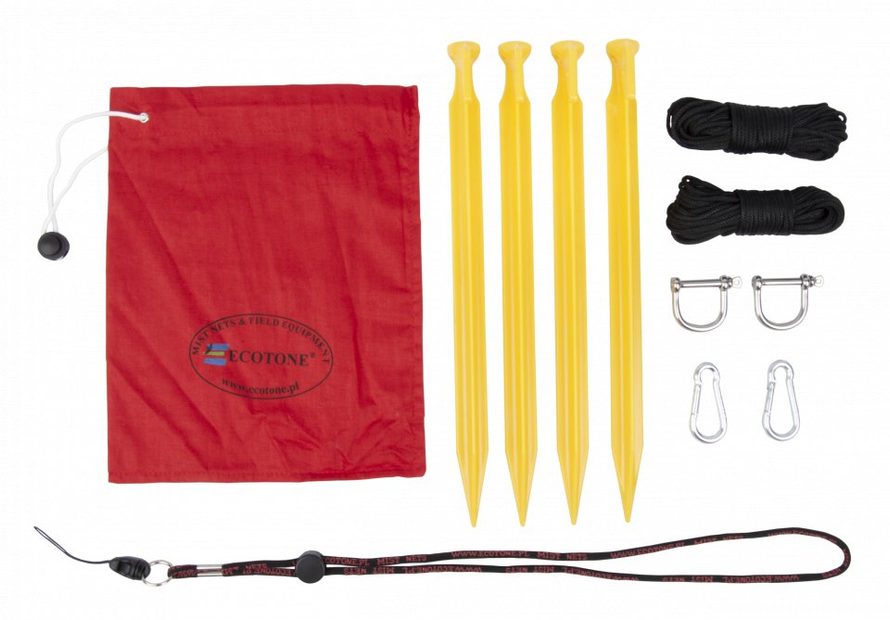 Aluminium Mist Net Pole Mounting Set