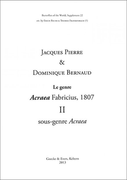 Butterflies of the World, Supplement 22 [French]