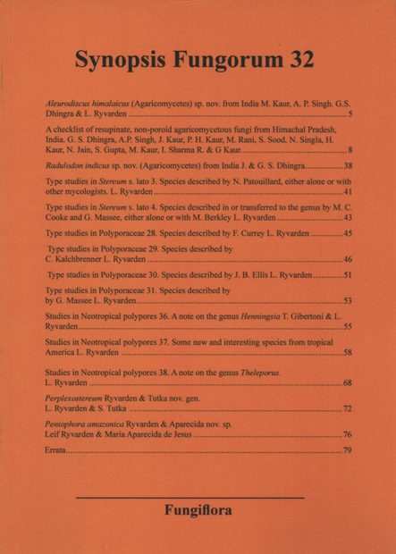 Synopsis Fungorum, Volume 32