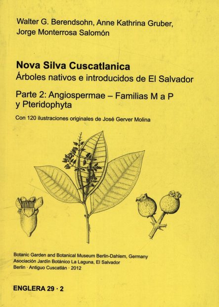 Nova Silva Cuscatlanica. Árboles Nativos e Introducidos de El Salvador, Parte 2: Angiospermae – Familias M a P y Pteridophyta [Nova Silva Cuscatlanica. Native and Introduced Trees of El Salvador, Part 2: Angiospermae - Families M to P and Pteridophyta]