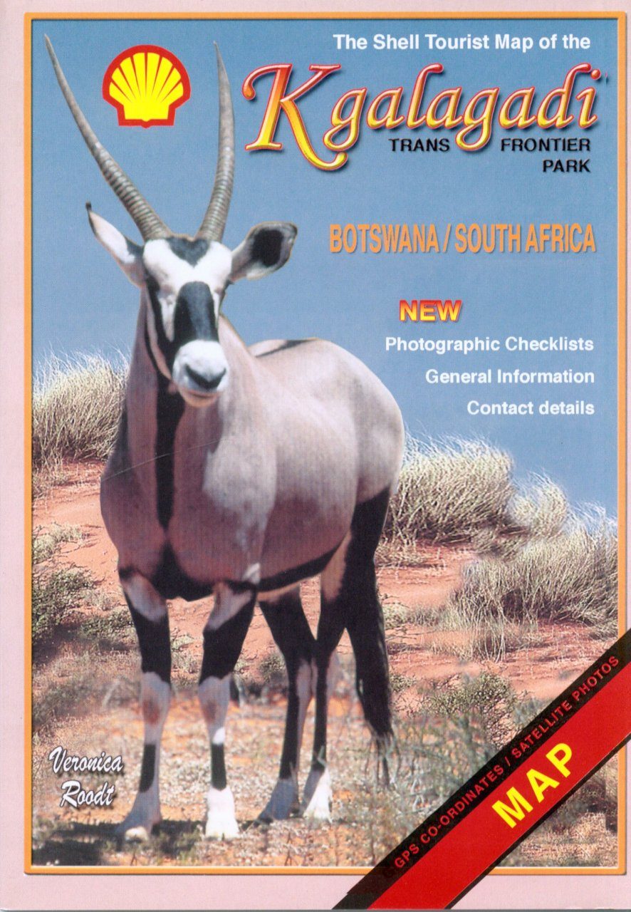 The Shell Tourist Map of the Kgalagadi Transfrontier Park | NHBS Academic &  Professional Books