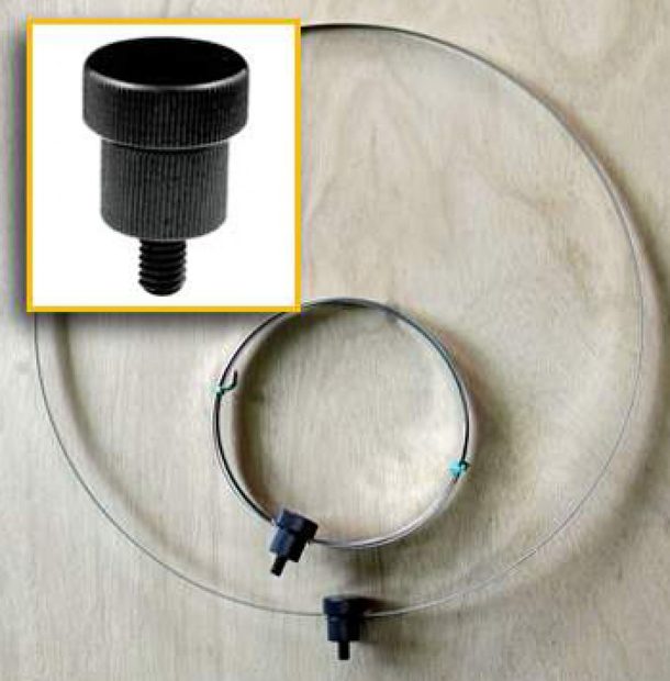 Foldable Insect Net Frame (5/16" male connector)