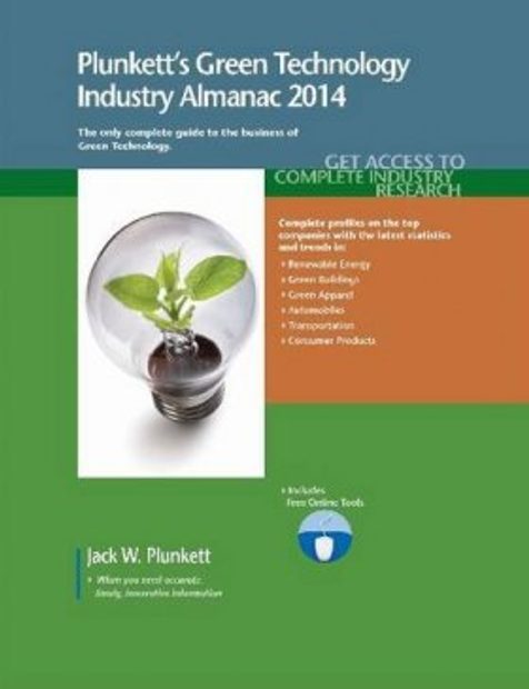 Plunkett's Green Technology Industry Almanac 2014