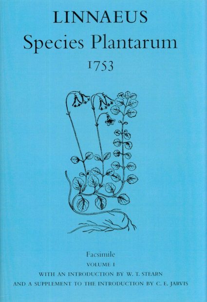 Species Plantarum 1753 Facsimile, Volume 1