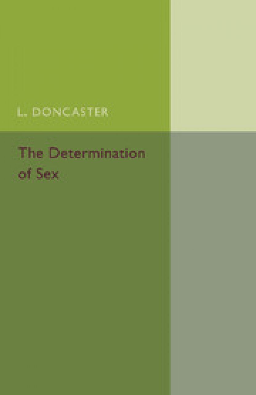 The Determination Of Sex Nhbs Academic And Professional Books 3542