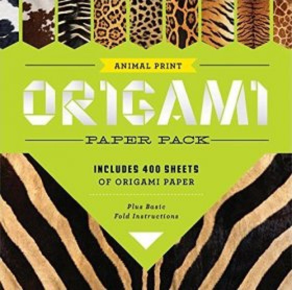 Animal Print Origami Paper Animal Print Origami Paper