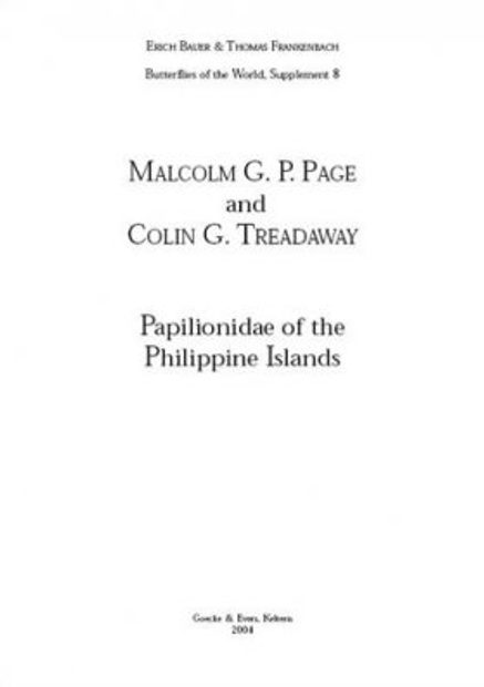 Butterflies of the World, Supplement 8 [English]