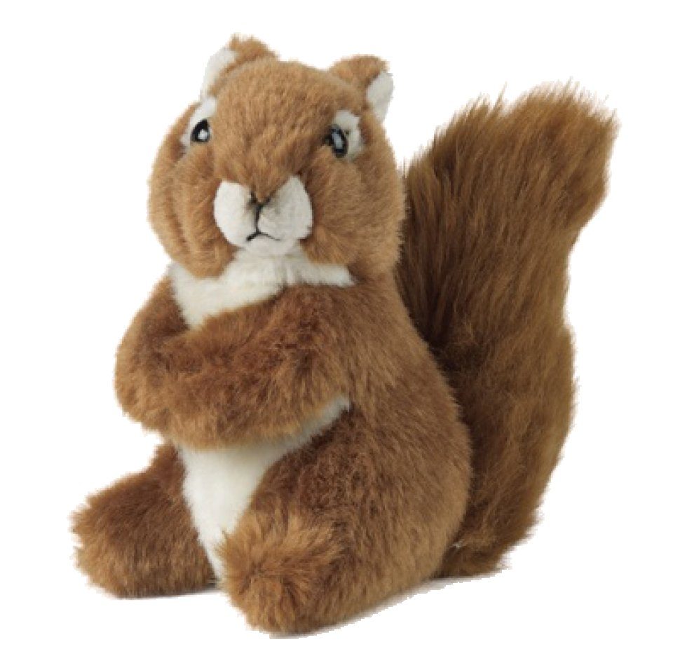 stuffed red squirrel