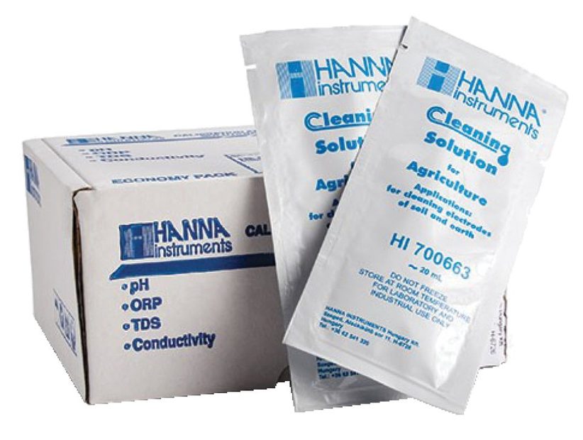 Electrode Cleaning Solution for Soil Deposits