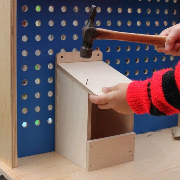 Flatpack Bird Box - Open Front