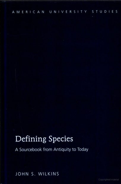Defining Species