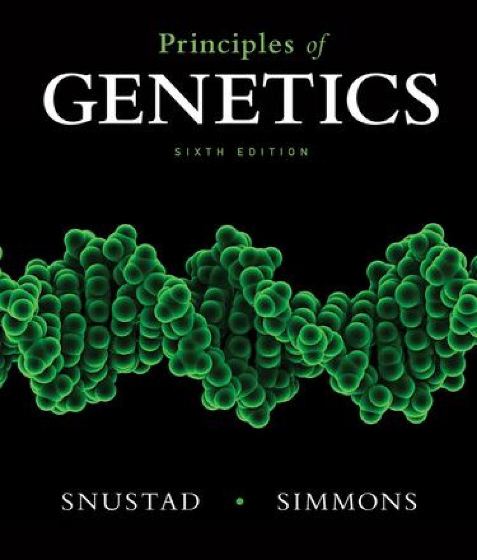 Principles Of Genetics | NHBS Academic & Professional Books