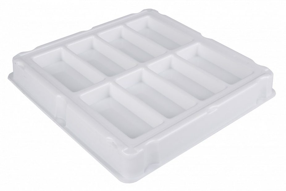 Eight Pocket Rectangular Sample Specimen Tray