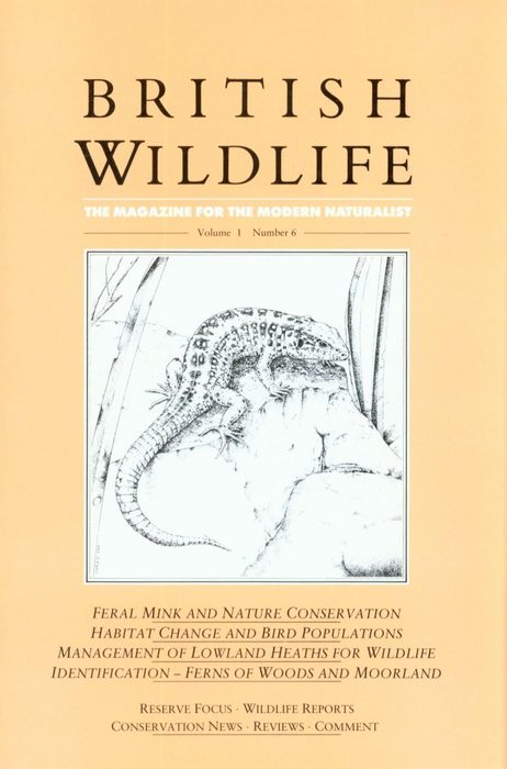 British Wildlife 01.6 August 1990