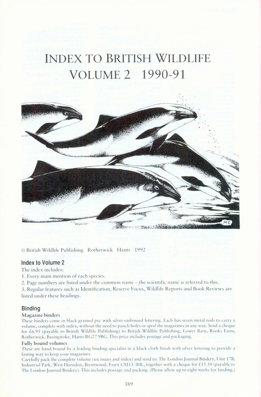 British Wildlife Index 2 | NHBS Academic & Professional Books