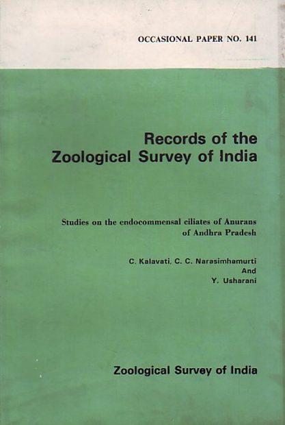 Studies on the Endocommensal Ciliates of Anurans of Andhra Pradesh