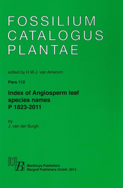 Fossilium Catalogus Plantae, Volume 112