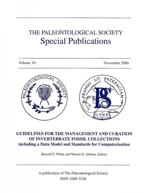 Guidelines for the Management and Curation of Invertebrate Fossil Collections Including a Data Model and Standards for Computerization