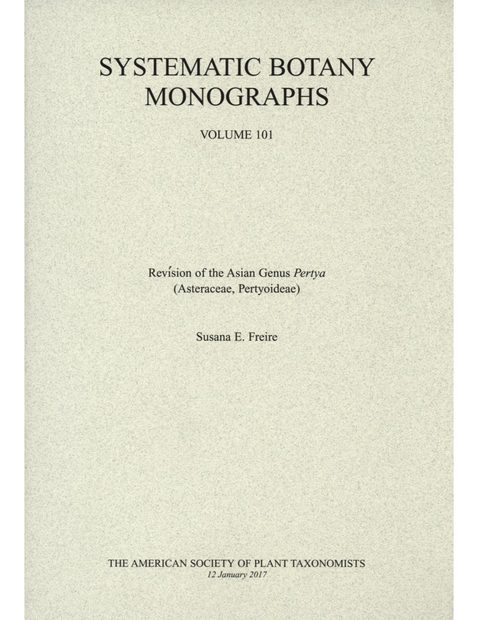 Revision of the Asian Genus Pertya (Asteraceae, Pertyoideae)
