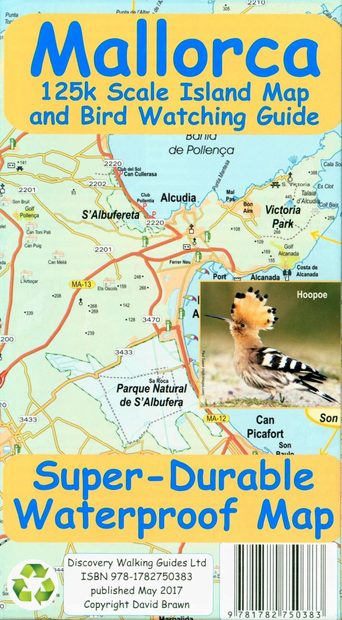 Mallorca Super-Durable Map and Bird Watching Guide