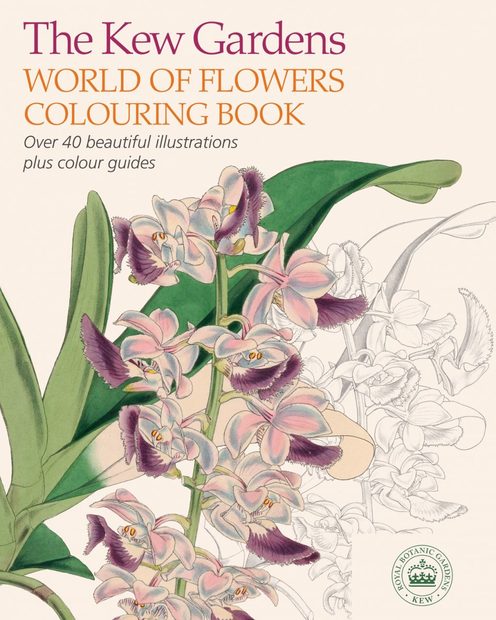 The Kew Gardens World of Flowers Colouring Book