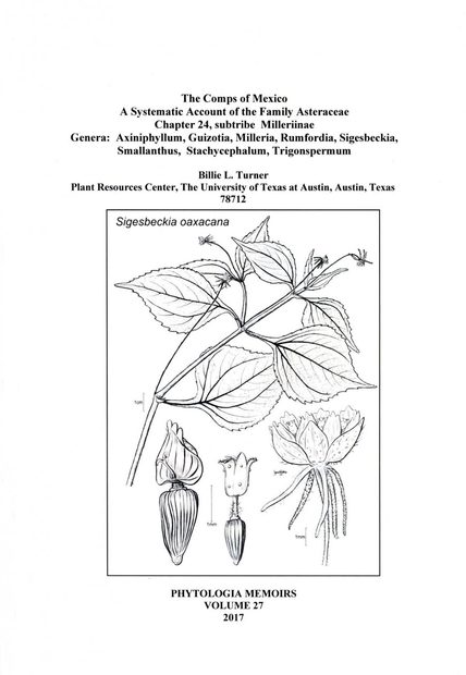 The Comps of Mexico: A Systematic Account of the Family Asteraceae, Chapter 24